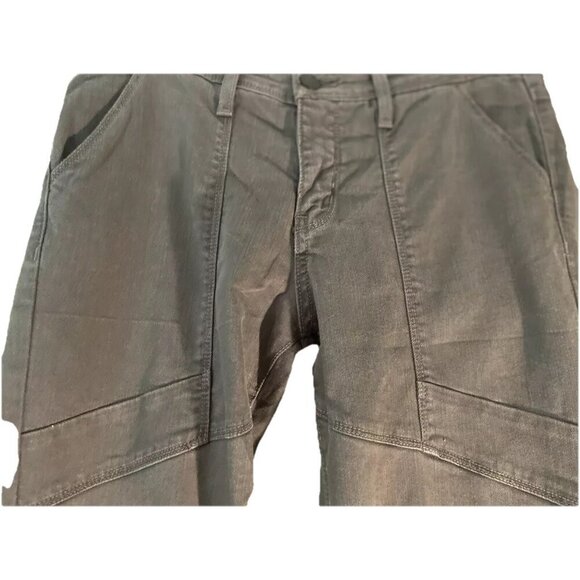 Flying Monkey Pants Women's SZ 29 Dark Gray Stretch Cotton Skinny Leg - Picture 3 of 6